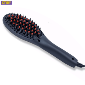 GW-7679 Mini Hair Smoothening Brush- Black