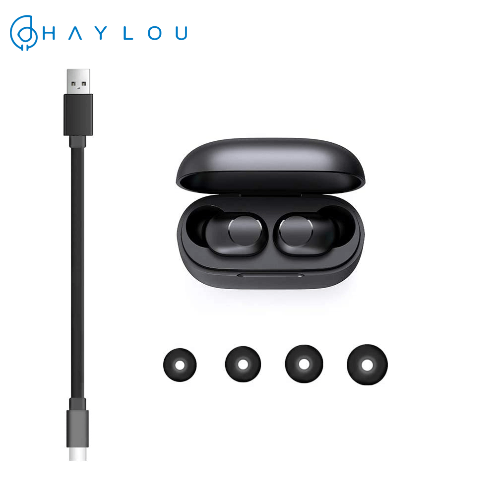 Haylou GT5 TWS Ultra-low Latency Bluetooth Earbuds - Black