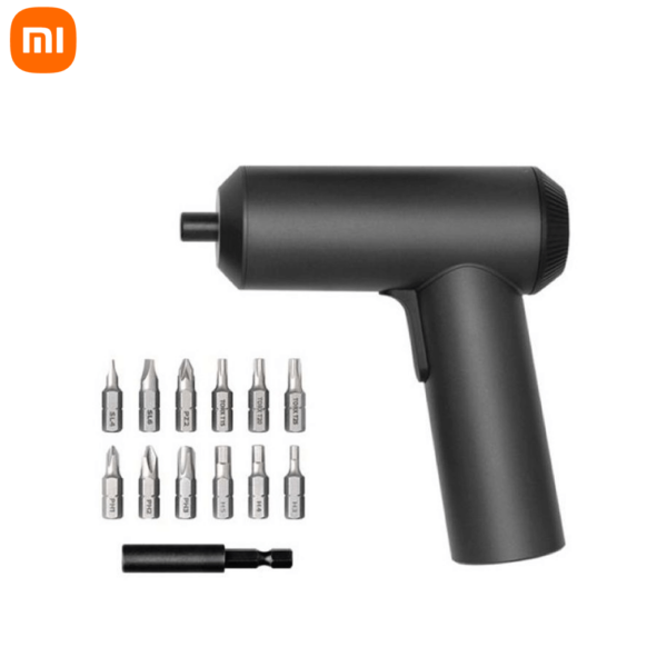 Xiaomi Mi Electric Screwdriver 3.6V, Cordless Rechargeable Electric Screwdriver (With 12Pcs S2 Screw Bits ) - Black