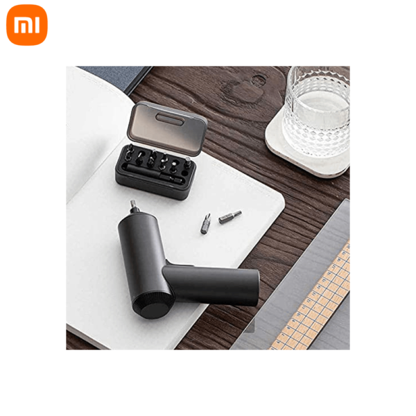 Xiaomi Mi Electric Screwdriver 3.6V, Cordless Rechargeable Electric Screwdriver (With 12Pcs S2 Screw Bits ) - Black