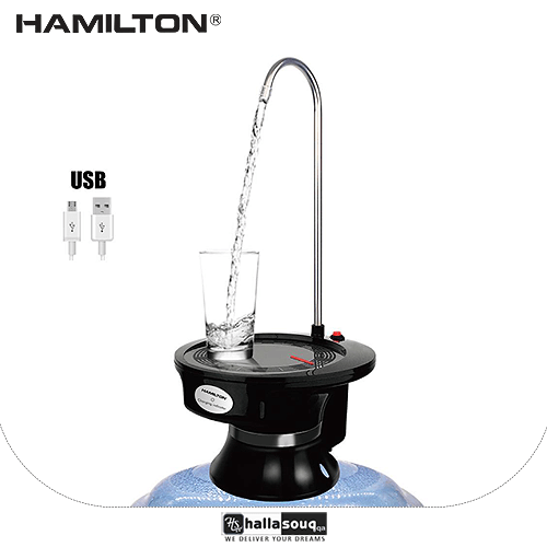 Hamilton HT- 8810 Self Serve Rechargeable Water Dispenser - Black