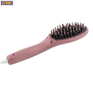 GW-7679 Mini Hair Smoothening Brush- Pink