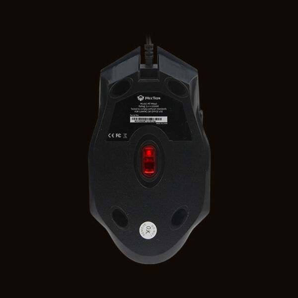 Meetion MT-M940 RGB Gaming Mouse, Navigation Buttons - Black