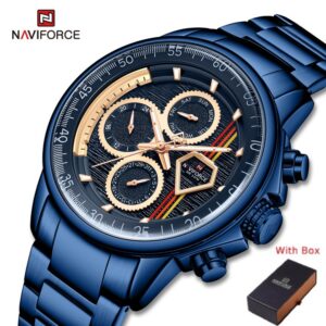 NAVIFORCE NF 9184 Men's watch Stainless Steel - Gold