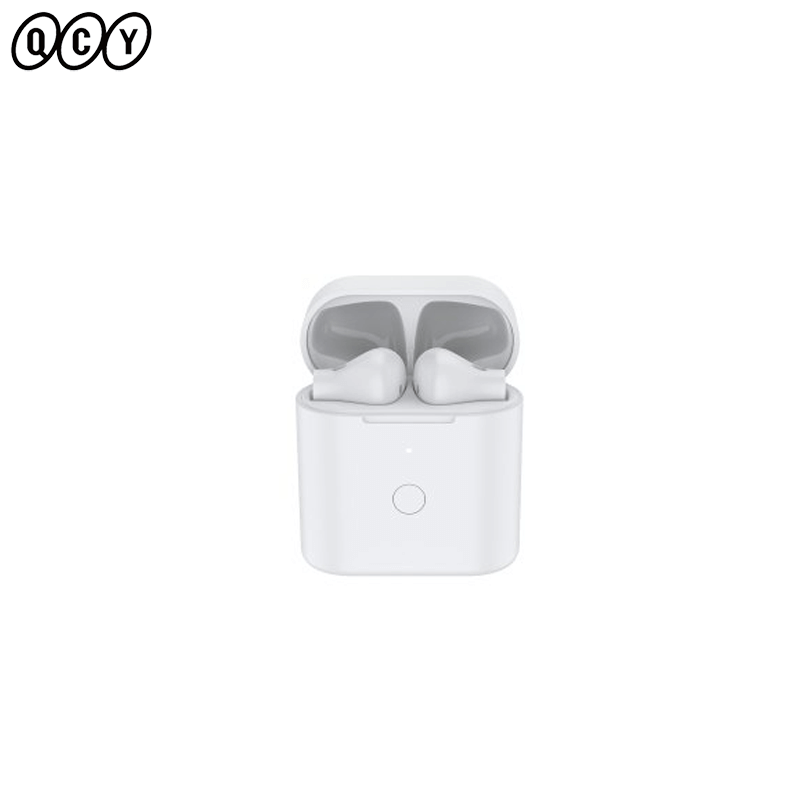 QCY T7 TYPE-C Bluetooth Headset, Wireless Earbuds, Hi-Fi Stereo Touch Control - White