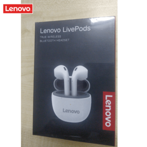 Lenovo livepods-LP6 Wireless Earbuds - White