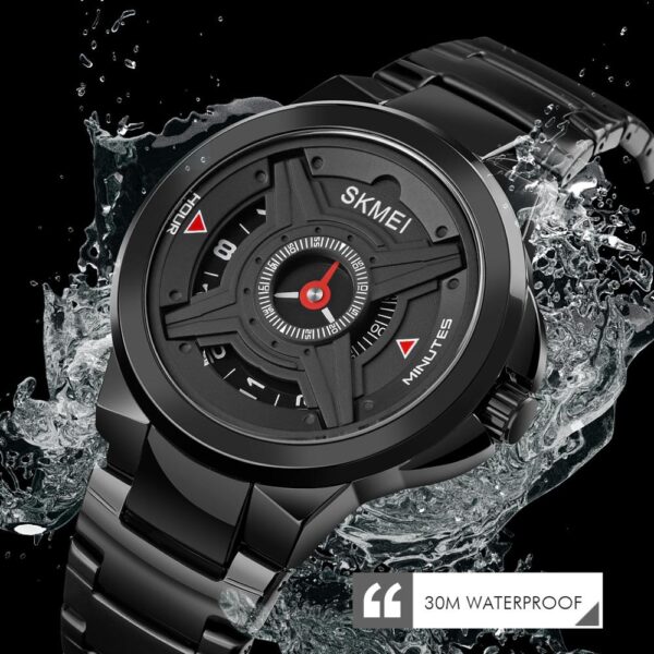 SKMEI SK 1699BK Men's Watch Stainless Steel - Black