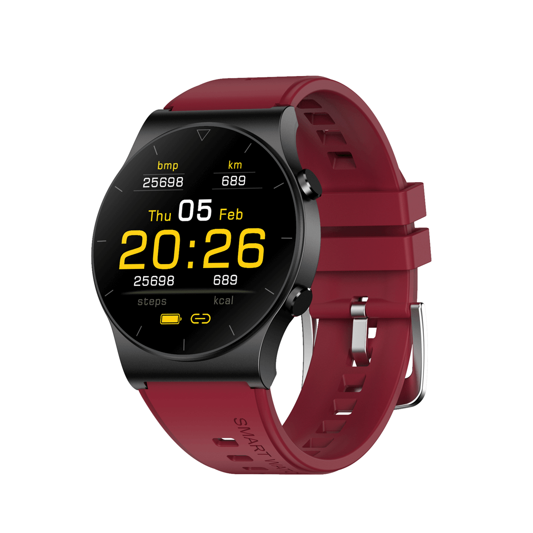 GT2 Pro Smart Watch, 1.28 Inch Display With Health Monitoring - Red