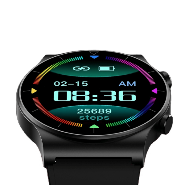 GT2 Pro Smart Watch, 1.28 Inch Display With Health Monitoring - Black