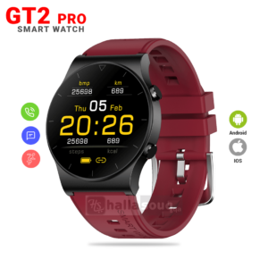 GT2 Pro Smart Watch, 1.28 Inch Display With Health Monitoring - Red