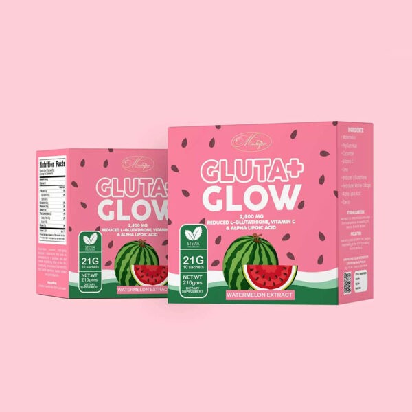 Gluta Plus Glow Watermelon Flavor - 21g x 10sachets