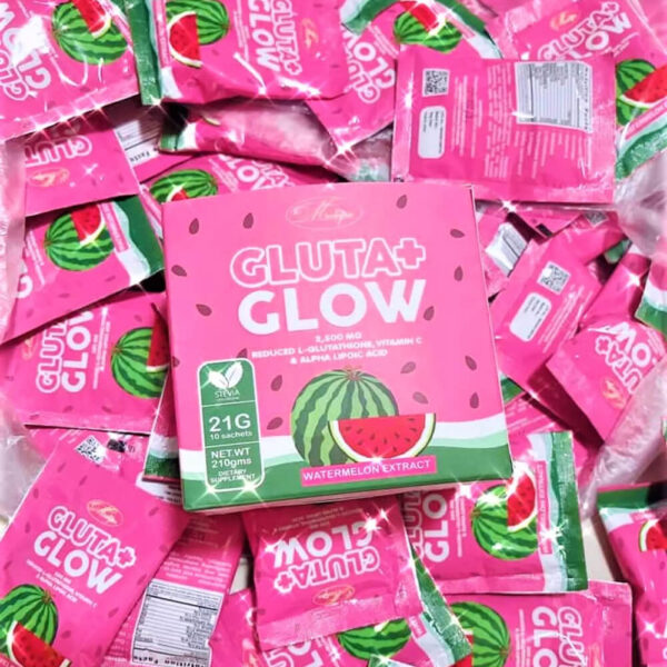 Gluta Plus Glow Watermelon Flavor - 21g x 10sachets