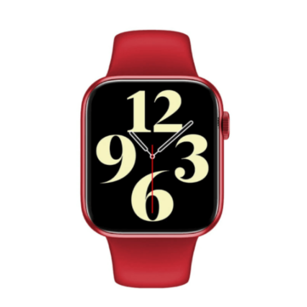 HW16 Smart Watch, 44mm, 1.72 inch Full screen With Heart Rate Sensor - Red