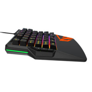 Meetion MT-KB015 One Handed Gaming Keyboard with RGB - Black