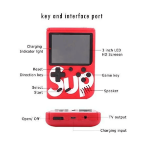 Sup Game Box 400 In 1 Game Retro Portable Mini Game Console 3.0 Inch