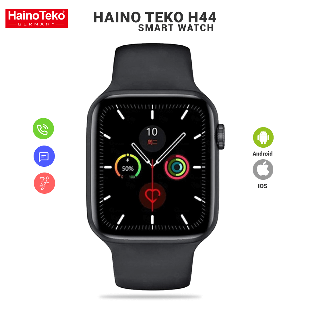 Haino Teko Series 6 H44 Bluetooth Smart Watch - Black