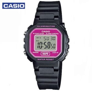 Casio LA-20WH-4ADF Illuminator Ladies Pink Fashion Watch - Black