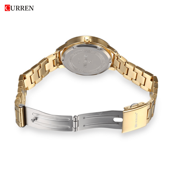 Curren 9006 Ladies Watch Stainless Steel - Gold And White
