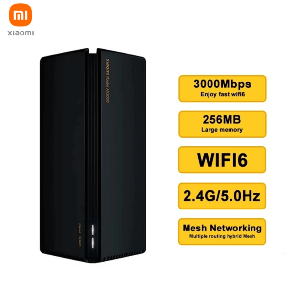 Xiaomi Mesh System AX3000 Wi-Fi 6 (1 Pack) - Black