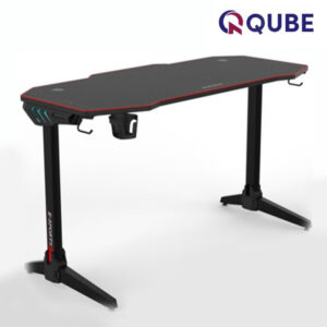 QUBE Levin N2011GD006 RGB Gaming Table - Black
