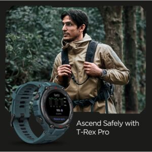 Amazfit T Rex Pro Smartwatch - Steel Blue
