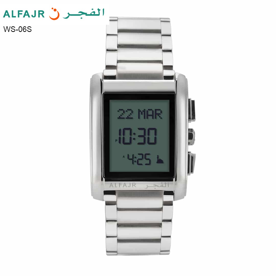 ALFAJR WS-06S Islam Prayer Classic Watch with Qibla direction