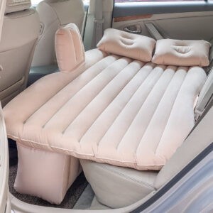 Car Travel Bed with 2 pillows and Motor Pump