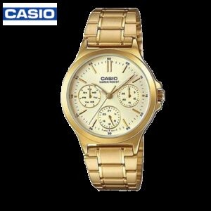 Casio LTP-V300G-9AUDF Multi Hands Ladies Dress Watch