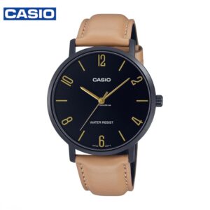 Casio MTP-VT01BL-1BUDF Men's Analog Leather Watch