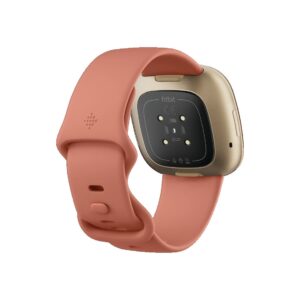 Fitbit Versa 3 Health And Fitness Smart Watch- Pink Clay/Soft Gold Aluminum