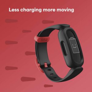 Fitbit Ace 3 Kids Activity Tracker - Black/Red