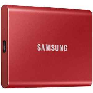 Samsung T7 1 TB Portable External SSD- Red