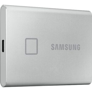 Samsung T7 Touch 1 TB Portable External SSD- Silver