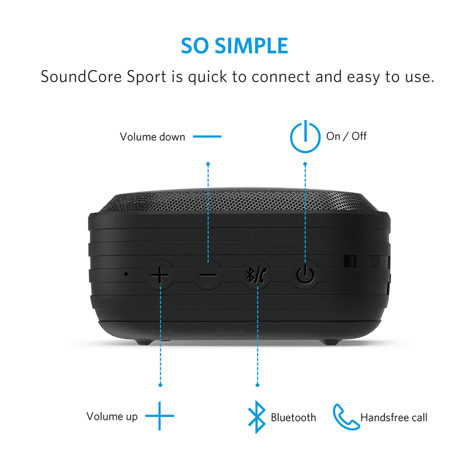 Anker Bluetooth Speaker Soundcore Sport