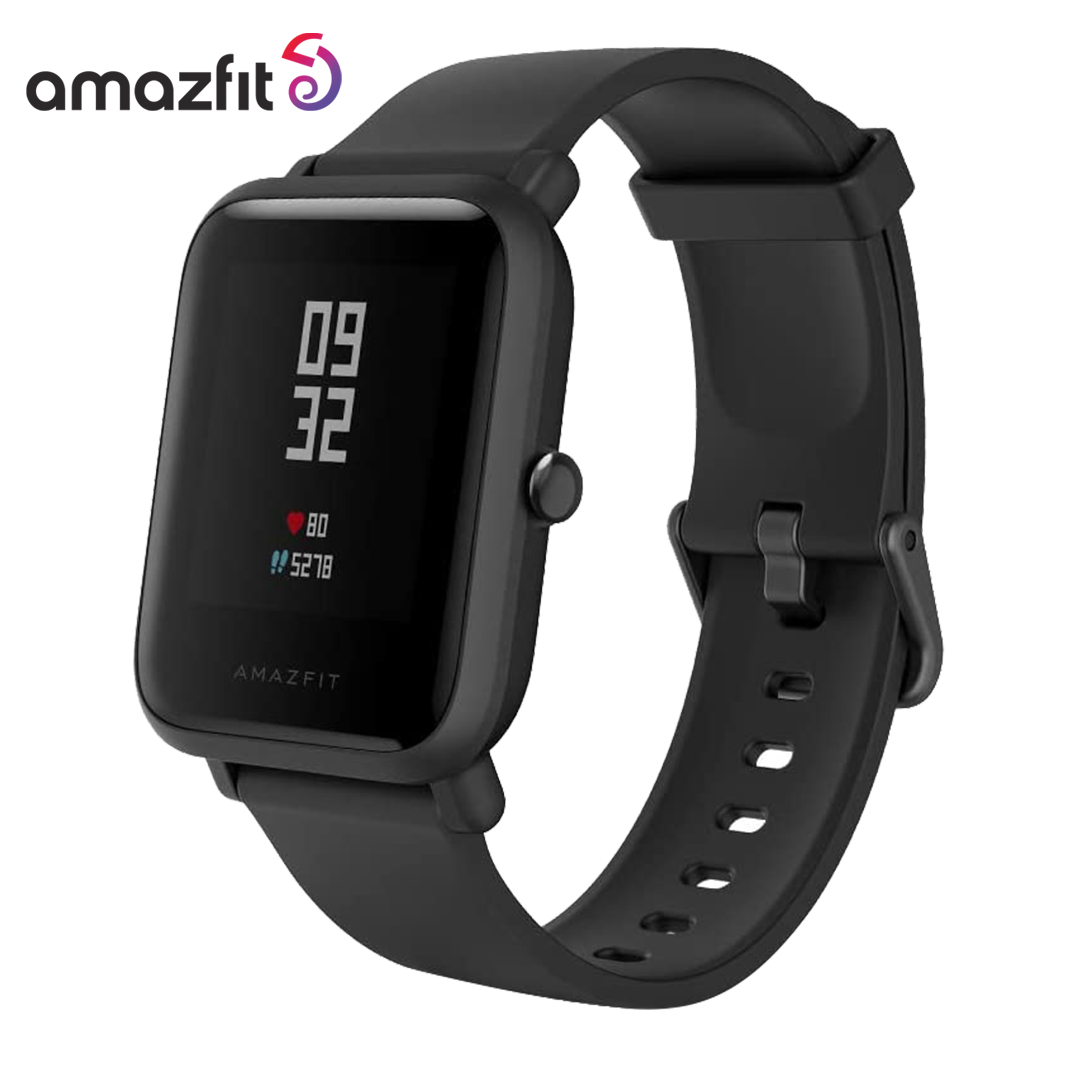 Amazfit Bip Touch Screen IP68 GPS Gloness Smart watch Heart Rate 45 Days Standby - Black