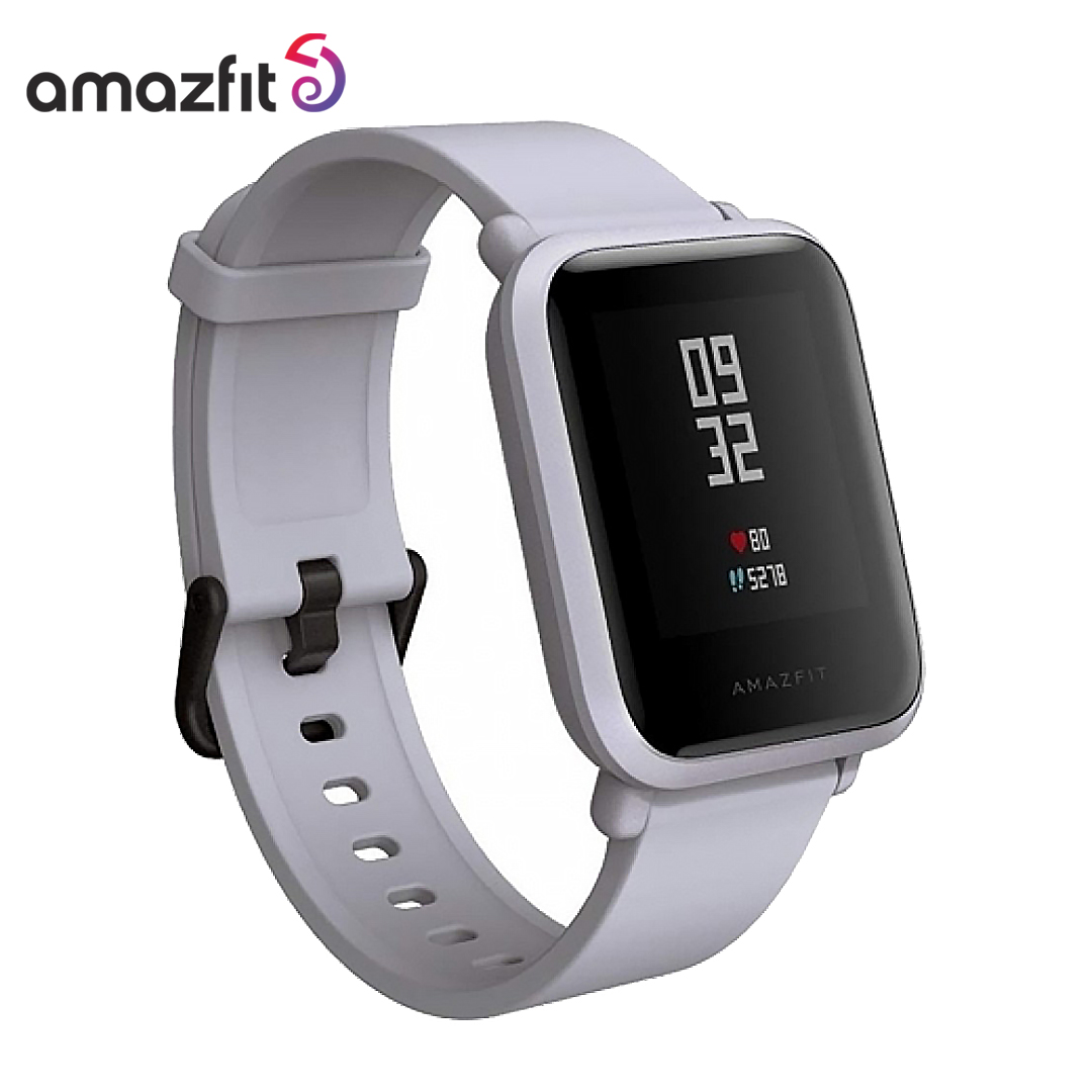 Amazfit Bip Touch Screen IP68 GPS Gloness Smart watch Heart Rate 45 Days Standby - White Cloud