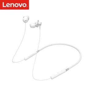 Lenovo HE05 Neckband Bluetooth Headset - White