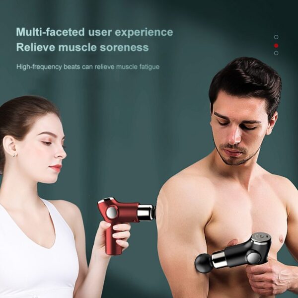 Massage Gun KH-515 Cordless usb Booster Mini Deep Fascial Gun