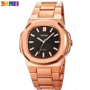 SKMEI SK 1794RGBK Men's Watch Stainless Steel - Rose Gold Black