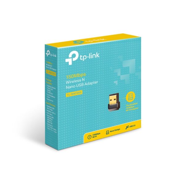 TP-Link TL-WN725N 150Mbps Wireless N Nano Wi-Fi USB Adapter