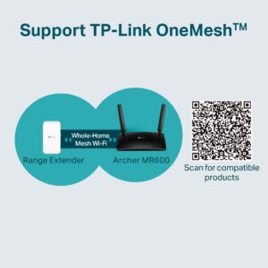 TP-Link Archer MR600 AC1200 4G+ Cat6 Wireless Dual Band Gigabit Router