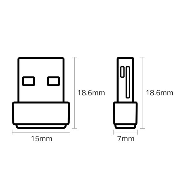 TP-Link AC600 Nano Wireless USB Adapter Archer T2U Nano