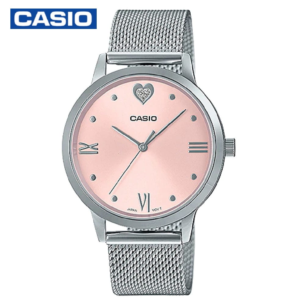 Casio LTP-2022VM-4CDR women's Dress Analog Watch- Silver
