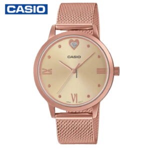 Casio LTP-2022VMPG-9CDR women's Dress Analog Watch- Rose Gold