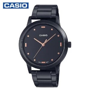 Casio MTP-2022VB-1CDR Men's Dress Analog Watch- Black