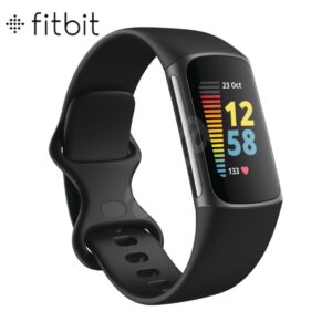 Fitbit Charge 5 Health And Fitness Tracker- Black/Graphite Stainless Steel