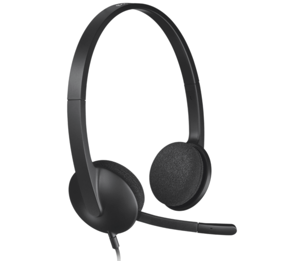 Logitech H340 USB Wired Headset with Noise-Cancelling Mic