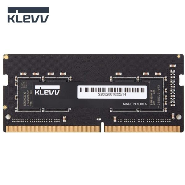 KLEVV 8GB (1 x 8GB) DDR4 SODIMM PC4-25600 3200MHz CL22 Non-ECC 260 Pin Laptop Notebook Ram Memory