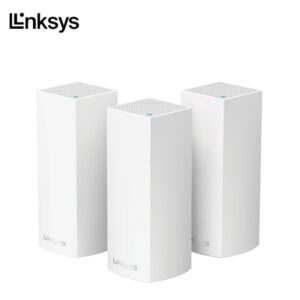 Linksys Velop WHW0303-ME Tri-band AC6600 Whole Home Intelligent WiFi Mesh System- pack of 3