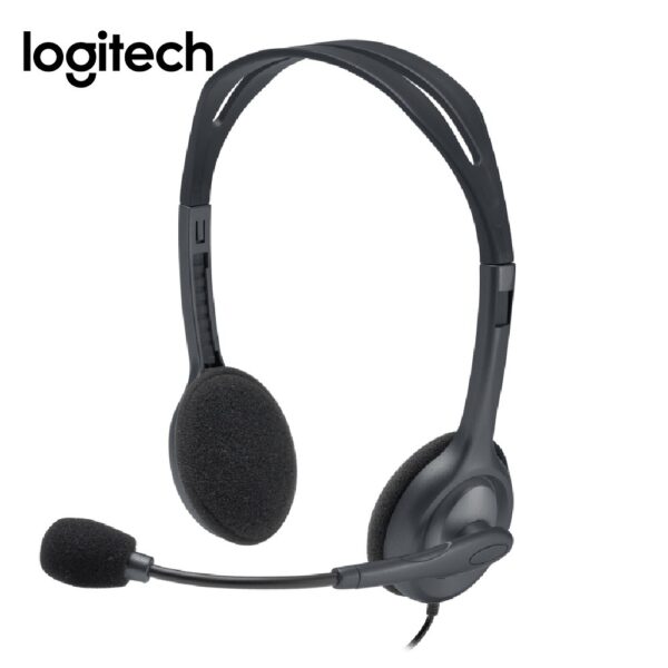 Logitech H111 Wired On Ear Headphones With Mic